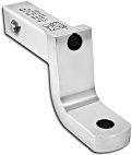 Locking aluminum ball mount, 4" drop, 1" hole - 14,000 lb capacity / LM40