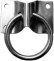 bolt-on surface mount rope ring with integral bracket / RR03