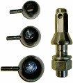 8000 lb - 1 7/8", 2" & 2 5/16" x 2 1/4" lg. hitch ball set / SB01