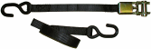 Ratchet Straps - 1" wide 6' ratchet strap - 1200 lb, 2 pack, clam shell / TSR6