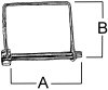 diagram for A and B dimensions