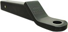 Ball mount for 2 1/2" receiver, 2" drop, 10" tube - 10,000 lb capacity, black / BZ20