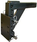 PMA5 - 5" adjustable pintle mount plate for 2" receivers - 4 position