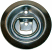 800 lb bolt-on surface mount rope ring, zinc / RR08