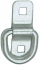 5,000 lb bolt-on rope ring, zinc / SR15
